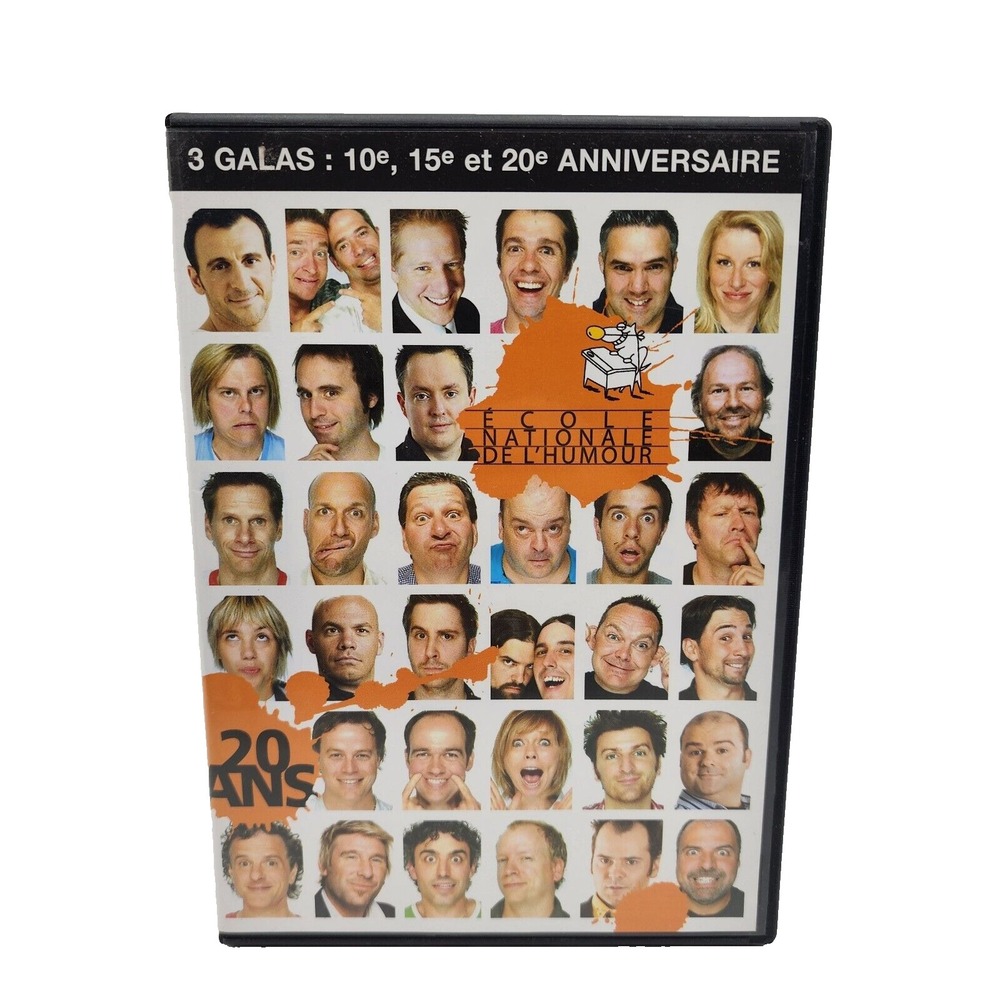 20 Ans – École Nationale de l'Humour DVD – Humour Québécois – Canadian FR